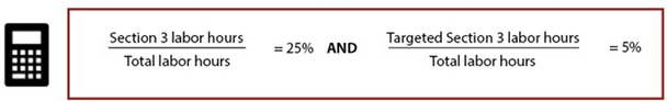 Section 3 labor hours calculation